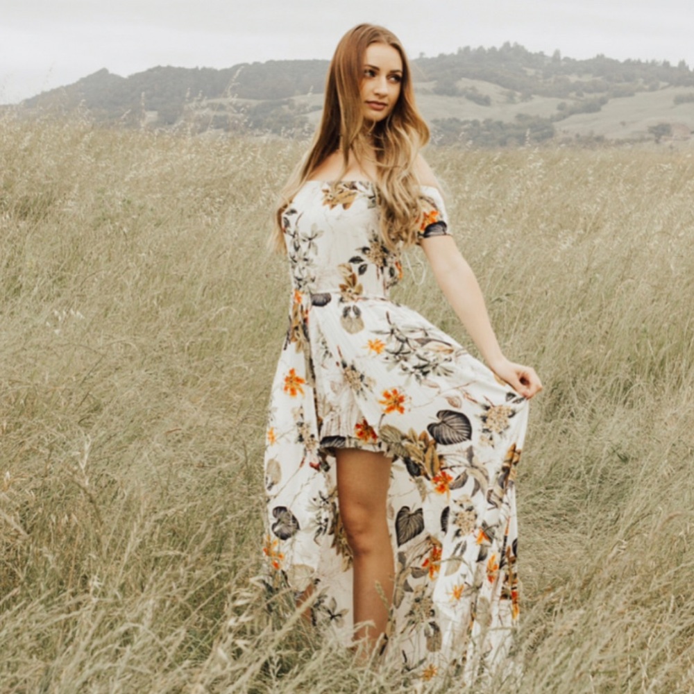 Romper/high low dress